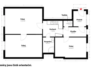 Prodej bytu 2+1, Praha, Na Rokytce, 79 m2