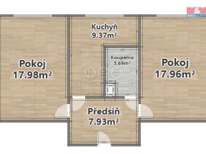 Prodej bytu 2+1, Klatovy - Klatovy II, Plzeňská, 56 m2