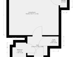 Pronájem bytu 1+kk, Praha - Žižkov, Biskupcova, 27 m2