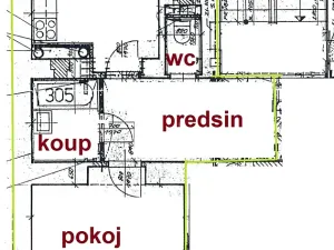 Pronájem bytu 2+kk, Praha - Žižkov, Sudoměřská, 60 m2
