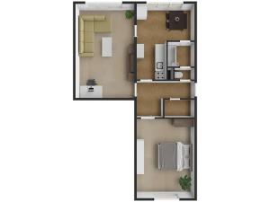 Pronájem bytu 2+1, České Budějovice, J. Opletala, 62 m2