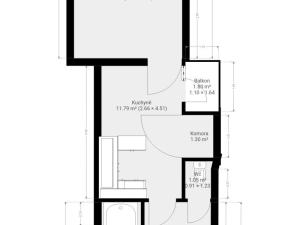 Pronájem bytu 2+kk, Brno, Havlíčkova, 41 m2