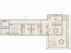 Prodej bytu 4+kk, Praha - Žižkov, Prokopova, 145 m2
