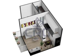 Pronájem bytu 1+kk, Moravany, Višňová, 30 m2