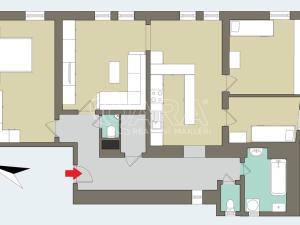Prodej bytu 4+1, Plzeň - Severní Předměstí, Křížkova, 100 m2