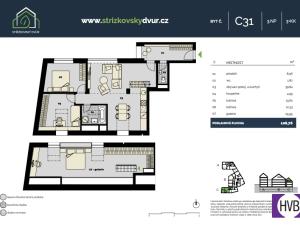 Prodej bytu 3+kk, Praha, Střížkovská, 107 m2