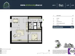 Prodej bytu 2+kk, Praha, Střížkovská, 68 m2