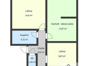 Prodej bytu 3+kk, Hnátnice, 53 m2