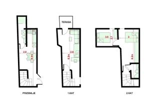 Prodej rodinného domu, Vodnjan, Chorvatsko, 85 m2