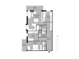 Prodej bytu 4+kk, Praha - Řepy, Kutrovická, 119 m2