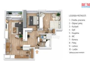 Prodej bytu 3+kk, Nymburk, Jurije Gagarina, 70 m2