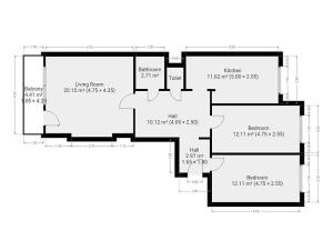 Pronájem bytu 3+1, Praha - Hloubětín, Kardašovská, 76 m2