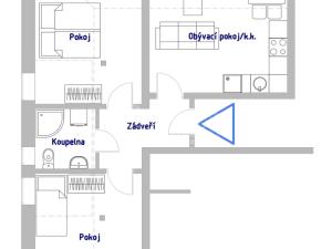 Pronájem bytu 3+kk, Neratovice - Byškovice, Pražská, 64 m2