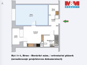 Prodej bytu 1+1, Brno - Řečkovice, Horácké náměstí, 44 m2