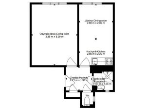 Prodej bytu 2+kk, Praha - Krč, Budějovická, 42 m2