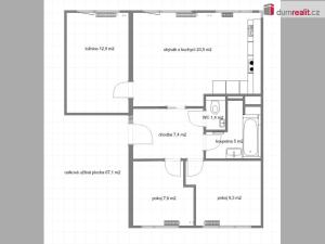 Prodej bytu 4+kk, Praha - Prosek, Mimoňská, 79 m2