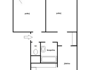 Pronájem bytu 2+1, Praha - Kobylisy, Pod Kynclovkou, 56 m2