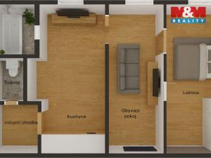 Prodej bytu 2+1, Karlovy Vary, Foersterova, 50 m2