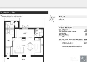Prodej rodinného domu, Praha - Kobylisy, Klecanská, 161 m2