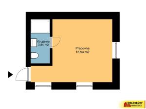 Pronájem bytu 1+kk, Brno - Husovice, 20 m2