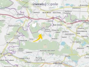 Prodej louky, Kladruby nad Labem - Kolesa, 3413 m2