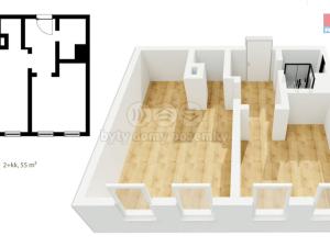Prodej bytu 2+kk, Bedřichov, 55 m2
