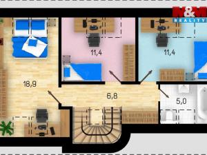 Prodej rodinného domu, Krušovice, 110 m2