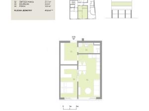 Pronájem bytu 2+kk, Brno - Štýřice, Vídeňská, 49 m2