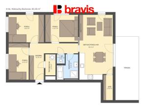 Prodej bytu 1+kk, Bučovice, Jabloňová, 80 m2