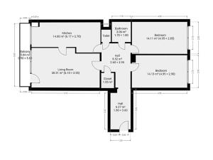 Pronájem bytu 3+1, Praha - Chodov, Brandlova, 83 m2