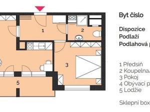 Prodej bytu 2+kk, Hustopeče, Alejní, 64 m2