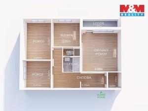 Prodej bytu 3+1, Ostrava - Zábřeh, Zimmlerova, 62 m2