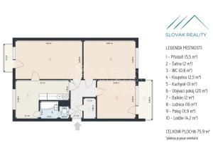 Prodej bytu 3+1, Nový Jičín, Dlouhá, 76 m2