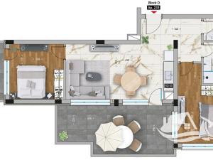 Prodej bytu 2+kk, Aheloy, Bulharsko, 74 m2