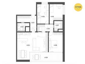 Prodej bytu 4+kk, Ostrava, Na Burni, 120 m2