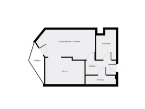 Pronájem bytu 2+kk, Praha - Hlubočepy, Hugo Haase, 46 m2