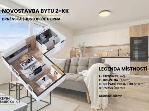 Prodej bytu 2+kk, Hustopeče, Brněnská, 40 m2