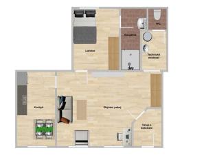 Pronájem kanceláře, Žatec, Hájkova, 64 m2