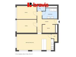 Pronájem bytu 3+kk, Brno, Spálená, 76 m2