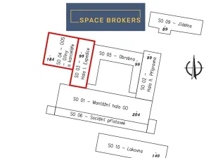 Pronájem skladu, Cheb, Karlovarská, 1700 m2