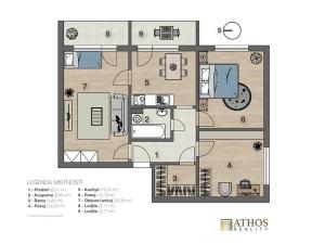 Prodej bytu 3+1, Brno, Kvapilova, 77 m2