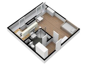 Pronájem bytu 1+kk, Praha - Krč, Milevská, 32 m2