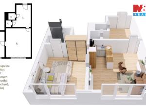 Prodej bytu 2+kk, Praha - Libeň, U libeňského pivovaru, 57 m2
