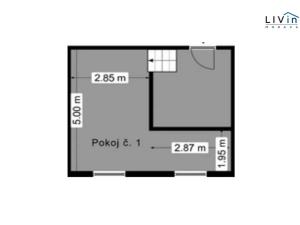 Pronájem kanceláře, Olomouc, Švédská, 29 m2