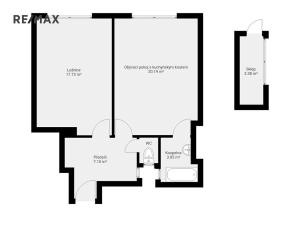 Prodej bytu 2+kk, Praha - Michle, Počátecká, 49 m2