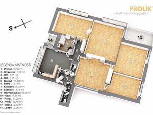 Pronájem bytu 4+1, Praha - Dejvice, Kladenská, 125 m2
