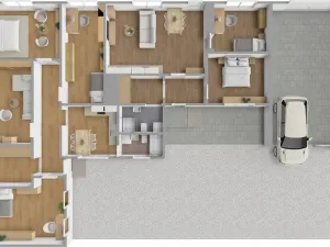 Pronájem rodinného domu, Uherský Ostroh - Kvačice, Hradišťská, 90 m2