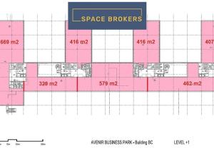 Pronájem kanceláře, Praha - Jinonice, Radlická, 2500 m2