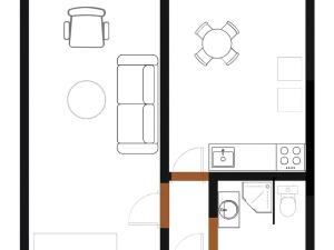 Prodej bytu 1+1, Stráž pod Ralskem, Okružní, 37 m2