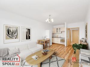 Prodej bytu 1+kk, Praha - Letňany, Místecká, 31 m2